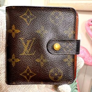 Louis Vuitton Monogram Compact Zip Bifold Wallet